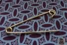 Collar Pin In Safety Pin Style