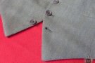 Waistcoat Sham button