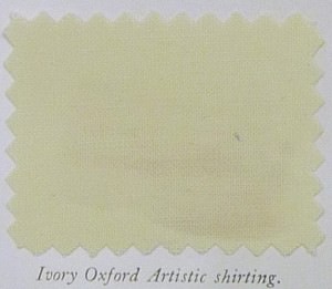 Ivory Oxford Cotton Shirting Fabric Ivory Oxford Cotton Shirting Fabric
