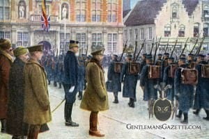 King George V & Edward VII in a British Warm with fur collar King George V & Edward VII in a British Warm with fur collar