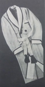 Dressing Gown-Robe Cashmere Buttons Dressing Gown-Robe Cashmere Buttons