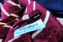 Drakes Shantung Raw Silk Ties Drakes Shantung Raw Silk Ties