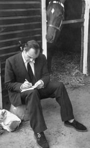 Aly Khan mit Pferd
