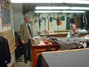 Carlo standing and Giulio Caraceni