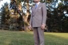 Double Breasted Glencheck Suit