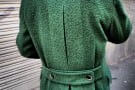 Back view of the Green Overcoat