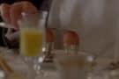 Poirot Making Sure His Eggs Are The Same Size
