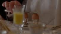 Poirot Making Sure His Eggs Are The Same Size