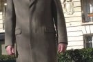 Michael Alden in a Bespoke Covert Coat
