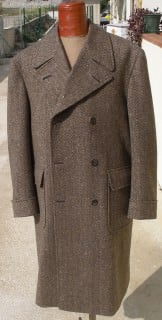 London Lounge Polo Coat in Herringbone London Lounge Polo Coat in Herringbone