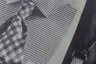 Bib Front Shirt with Horizontal Stripes 1936