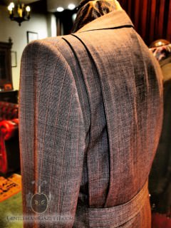 Jacket with Double Shooting Pleats Jacket with Double Shooting Pleats