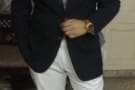 Knit Tie Chino Combination