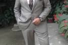 Mid Grey Suit & Dark Grey Tie