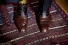 Monogram Medallion on Two Tone Oxford