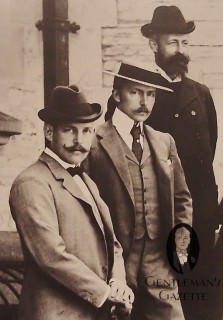 Homburg Hat and Boater in 1910 Homburg Hat and Boater in 1910