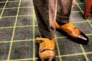 Lino Shoe - Tan Double Monk Strap with Dark Cap