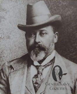 Prince of Wales Bertie in Homburg Hat ca. 1890 Prince of Wales Bertie in Homburg Hat ca. 1890