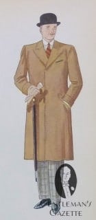 Covert Coat with Turn Back Cuffs Covert Coat with Turn Back Cuffs