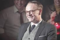 Lane Pryce in Tweed Vest