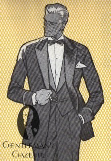 Tuxedo with Wide Cuffs and Wide Piping Tuxedo with Wide Cuffs and Wide Piping