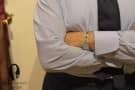 Hermès Watch, Tunbull & Asser James Bond Cuff & Oxxford Trousers Hermès Watch, Tunbull & Asser James Bond Cuff & Oxxford Trousers