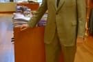 Oxxford Silk Summer Suit with Peaked Lapels Oxxford Silk Summer Suit with Peaked Lapels