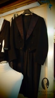 Evening Tailcoat with Cloth Covered Buttons Evening Tailcoat with Cloth Covered Buttons