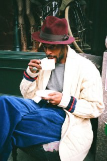 Karl-Ediwn Guerre at the Rugby Tweed Tide by Citizen Couture