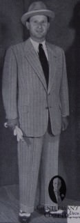 Perfectly Fitting Single Breasted Suit from the 1950's