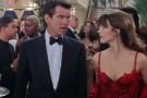 Brosnan as 007 in Dinner Jacket with Studs & Butterfly Bow Tie