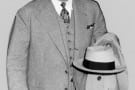 President Truman wearing the gray suit, May 1950