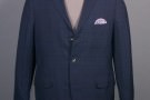 Single-breasted, blue and brown plaid sports jacket, Mavest ca. 1960