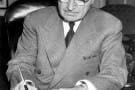 Truman with Tie Pocket Square & Masonic Lapel Pin 1950