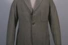 Truman's Houndstooth Wedding Suit with Patch Pockets & Brown Buttons