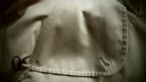 Gun Flap or Strom Patch on a Trench Coat