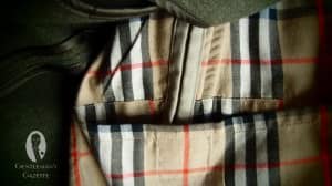 Through Pockets with Classic Burberry House Tartan