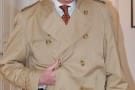 Traditional 5x2 Double Breasted Trenchcoat with Raglan Sleeves