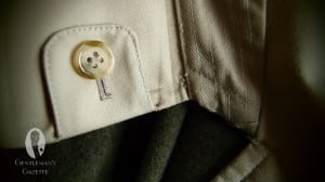 Trench Coat Throat Latch.