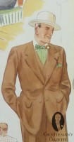 Brown Suit, Pale Green Winchester Shirt & Madras Bow Tie