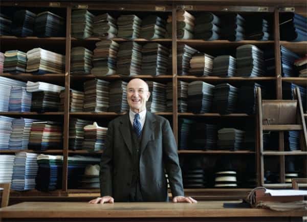Fabrics at Knize & Owner Rudolf Niedersüß Fabrics at Knize & Owner Rudolf Niedersüß