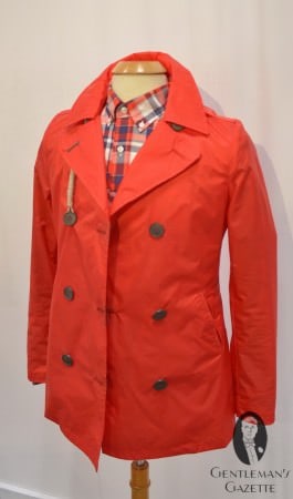 Peacoat in Orange Canvas by Camplin Peacoat in Orange Canvas by Camplin