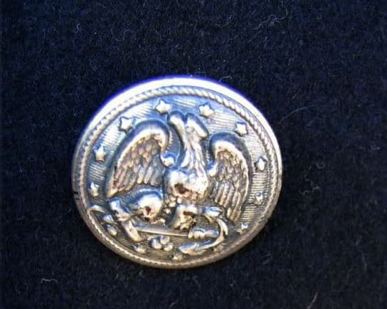 Pewter Button US Navy 1970 - 1984 Pewter Button US Navy 1970 - 1984
