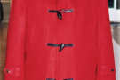 Bespoke Duffle Coat in Red by Richard Anderson