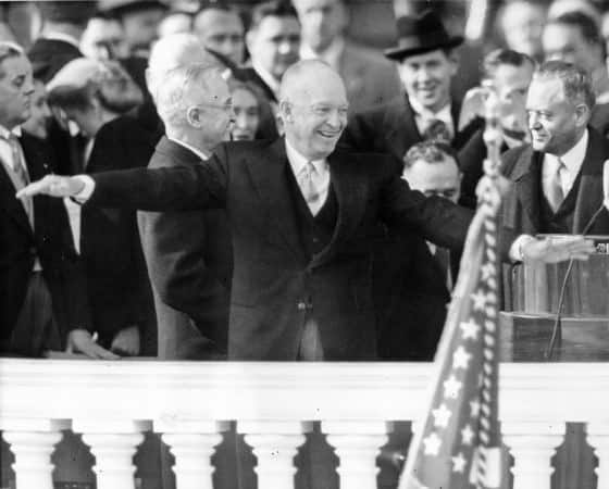 Eisenhower in Monring Coat