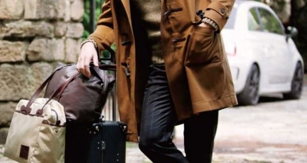 Modern day duffle coat in camel