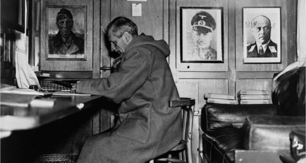 Monty Bernard L. Montgomery in Duffle Coat during WWII