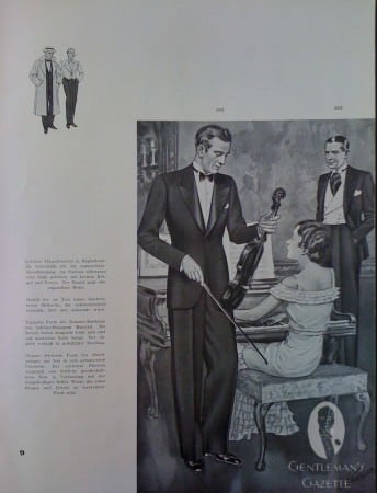Tuxedo and Evening Suit with Plastron