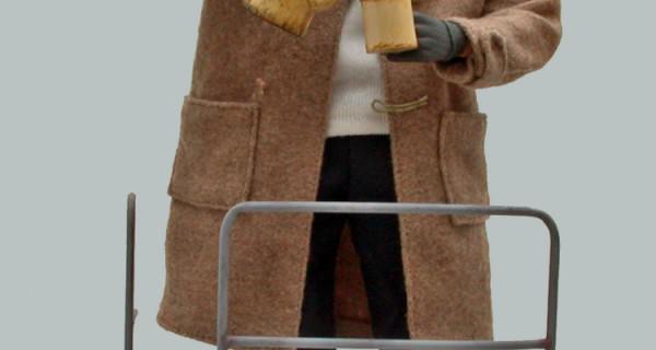 Wax Figure of  Montgomery in Duffle Coat