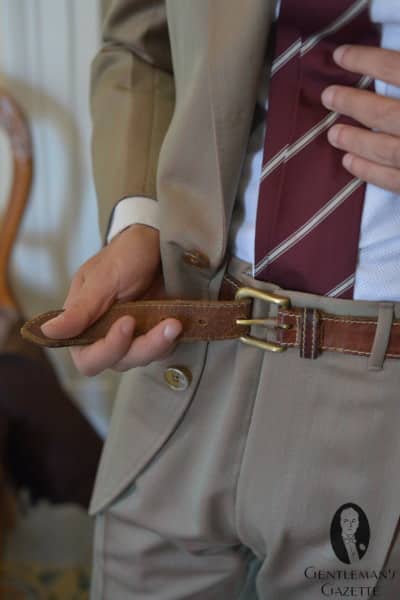 The belt buckle place holder